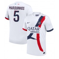 Paris Saint-Germain Marquinhos #5 Vieraspaita 2024-25 Lyhythihainen